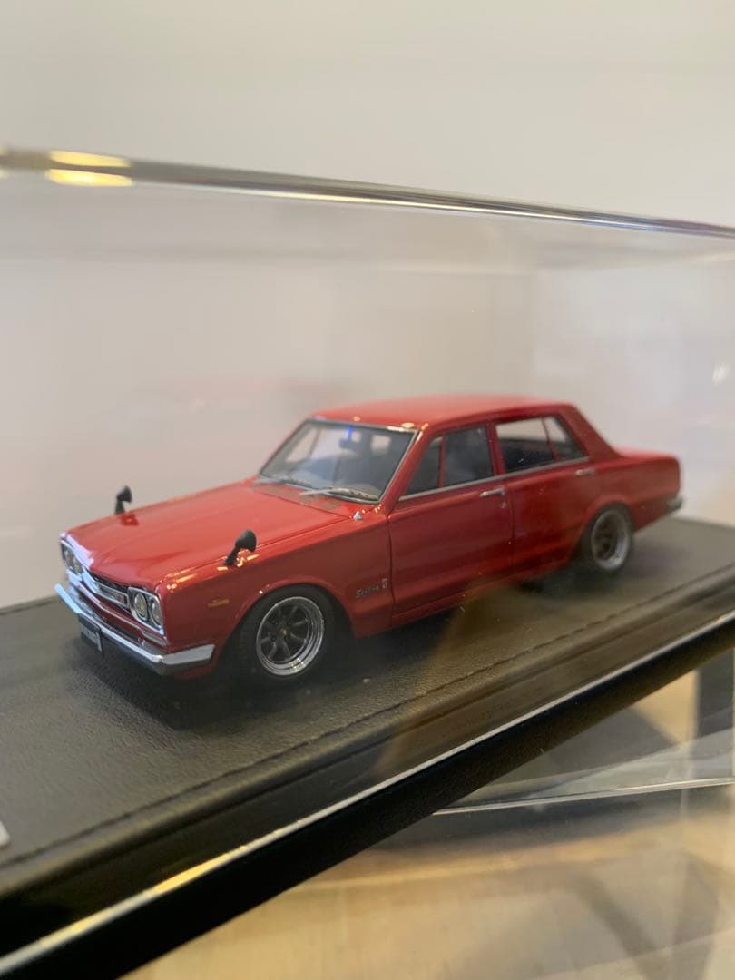 イグニッションモデル　1/43 スカイライン　GT-R PGC10 レッド