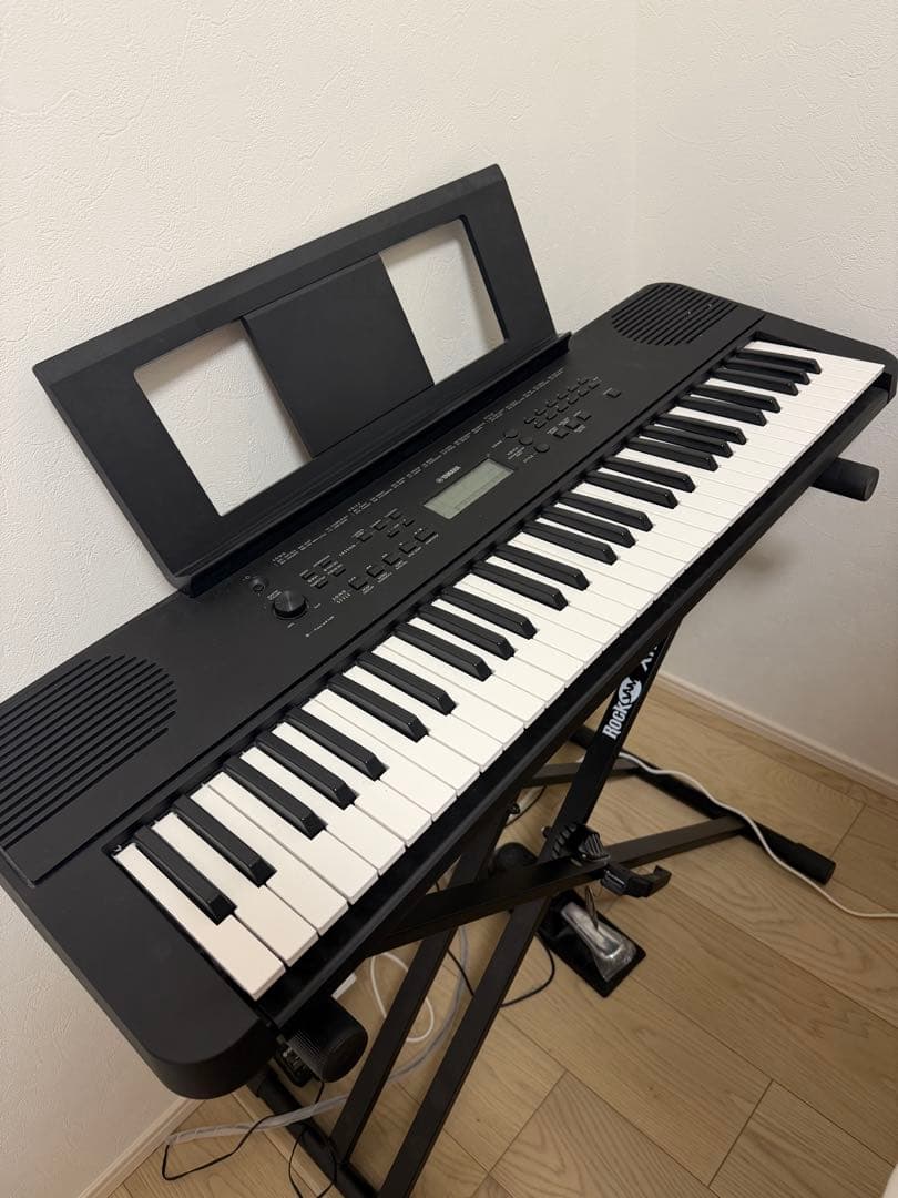 YAMAHA/PSR-E360ブラック 61鍵 電子キーボード、スタンドセット