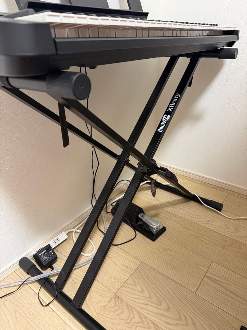 YAMAHA/PSR-E360ブラック 61鍵 電子キーボード、スタンドセット
