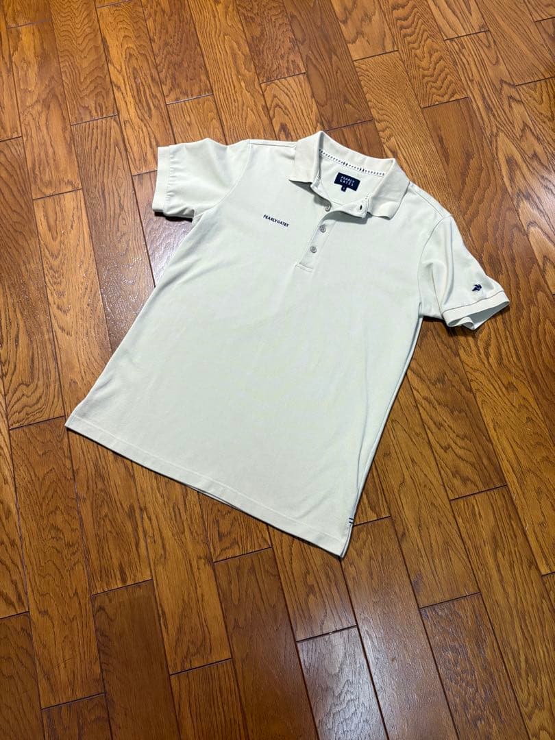 美品！PEARLY GATES ポロシャツ サイズ5 ベージュ