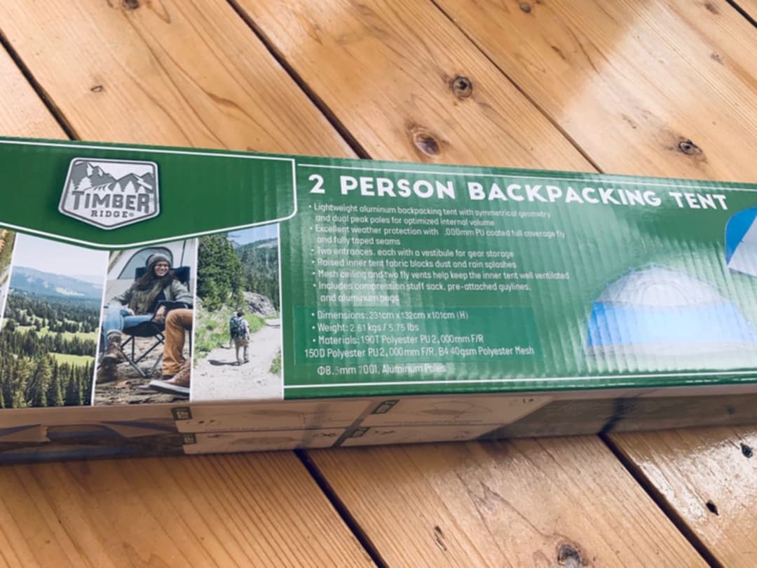 軽量アルミニウムバックパッキングテント ティンバーリッジ 2-person ソロ
