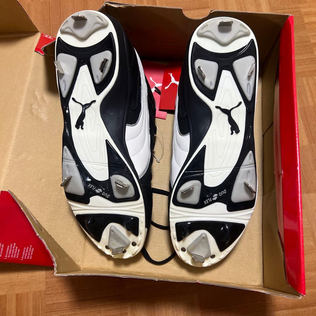 PUMA キャットメタルJロウ 28.5cm ブラック/ホワイト