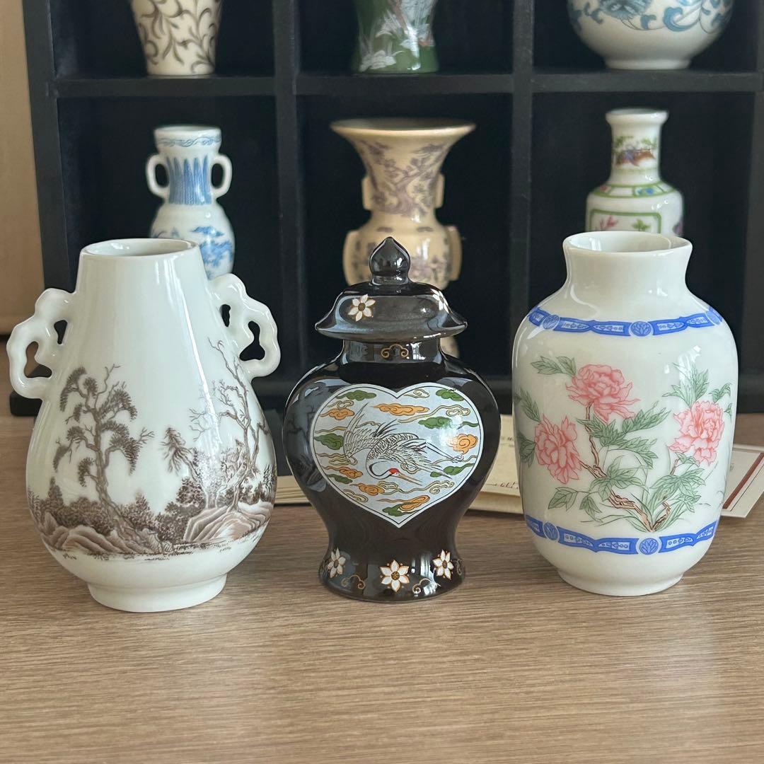 フランクリン・ポーセリン　皇帝の至宝 ミニチュア花瓶コレクション　12点