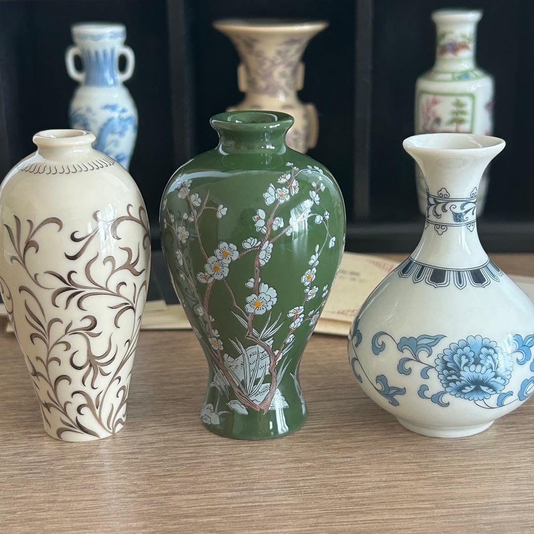 フランクリン・ポーセリン　皇帝の至宝 ミニチュア花瓶コレクション　12点