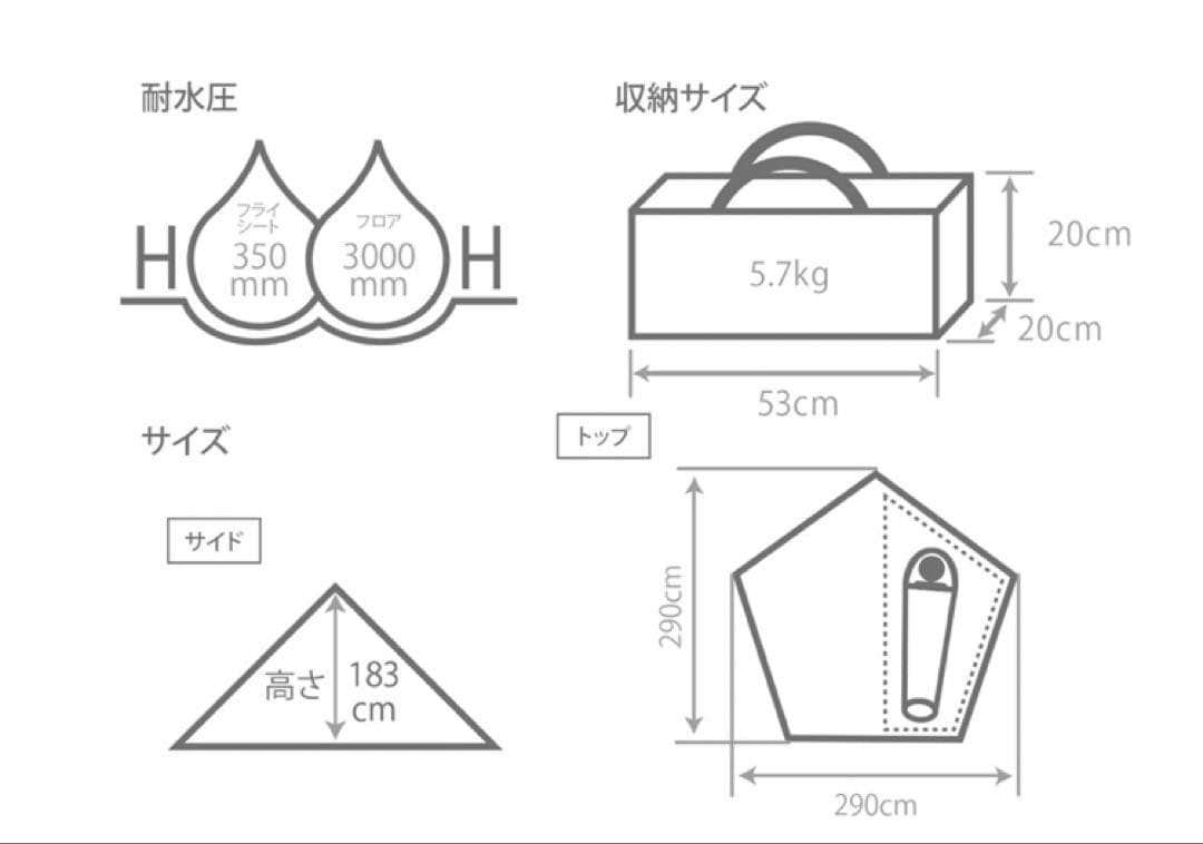 DOD ムシャテント＆専用グランドシート