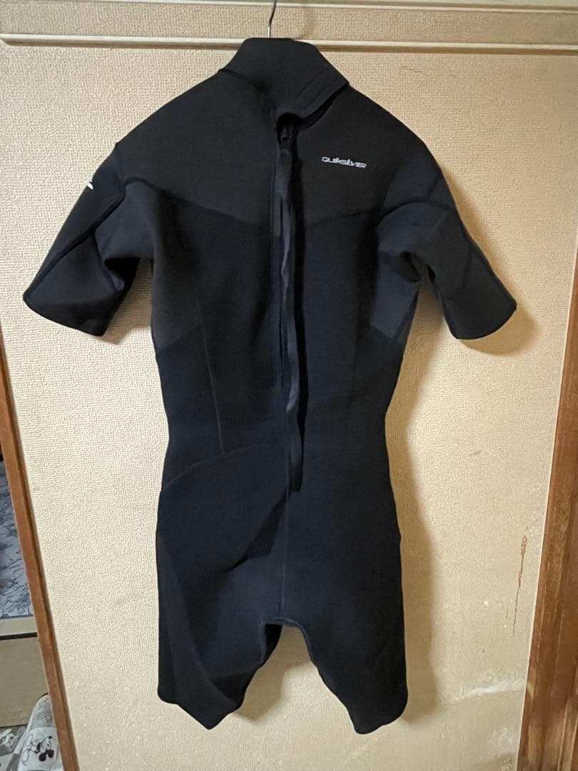 Quiksilver スプリングウェットスーツ 半袖 ブラック　XL