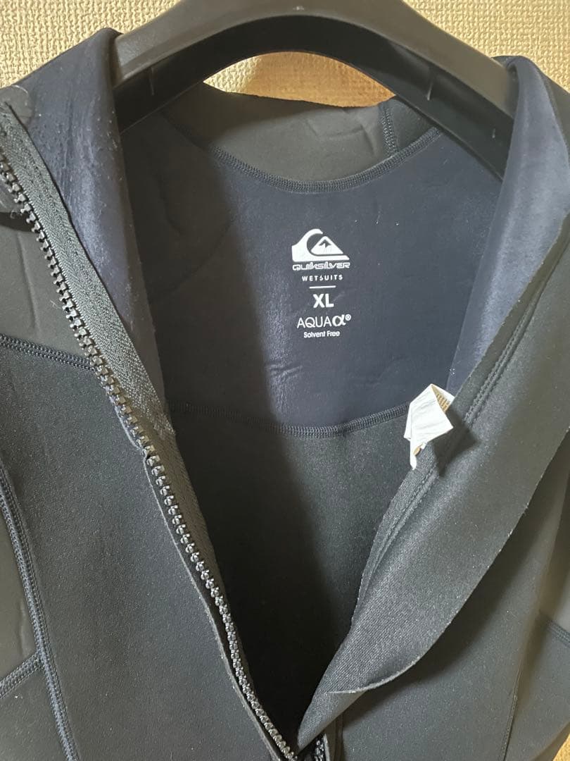 Quiksilver スプリングウェットスーツ 半袖 ブラック　XL