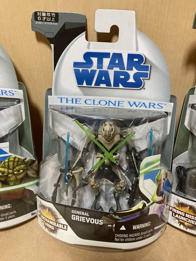 スターウォーズ THE CLONE WARS フィギュア3体
