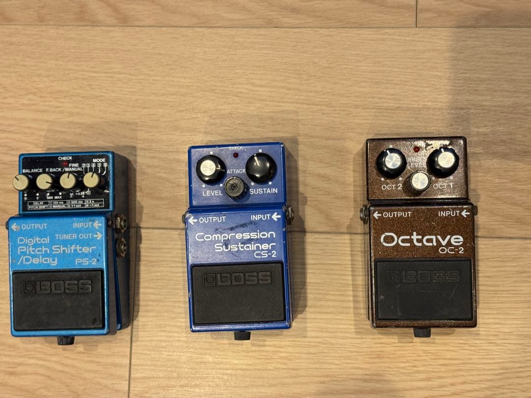 【ビンテージ】BOSS PS-2 、CS-2 、OC-2 セット