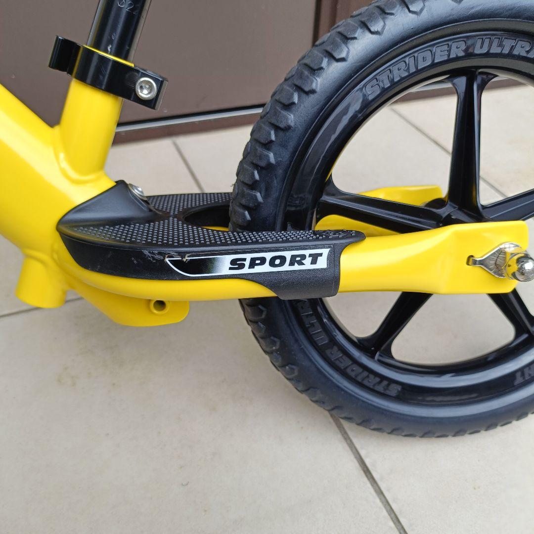 【ストライダー】スポーツモデル12Sport イエロー　日本正規品（付属品あり）