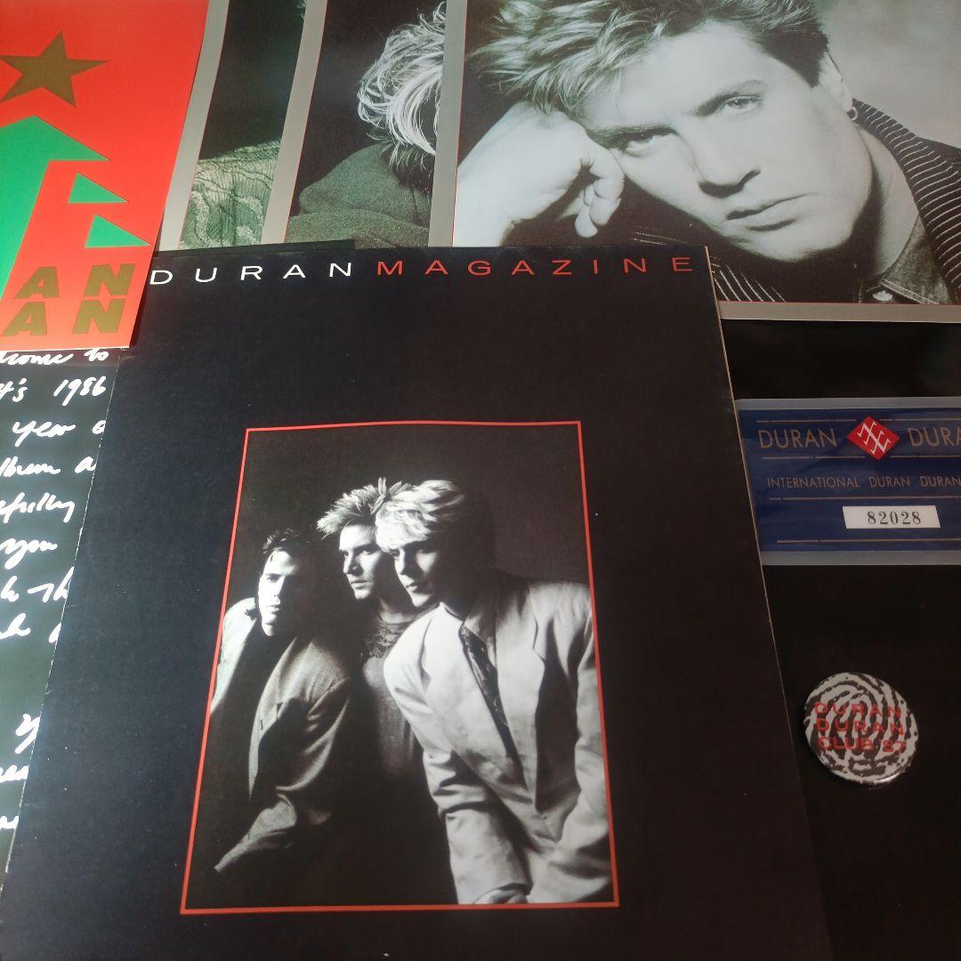 DURAN DURAN ファンクラブ 公式缶バッジ & 会報誌 1987