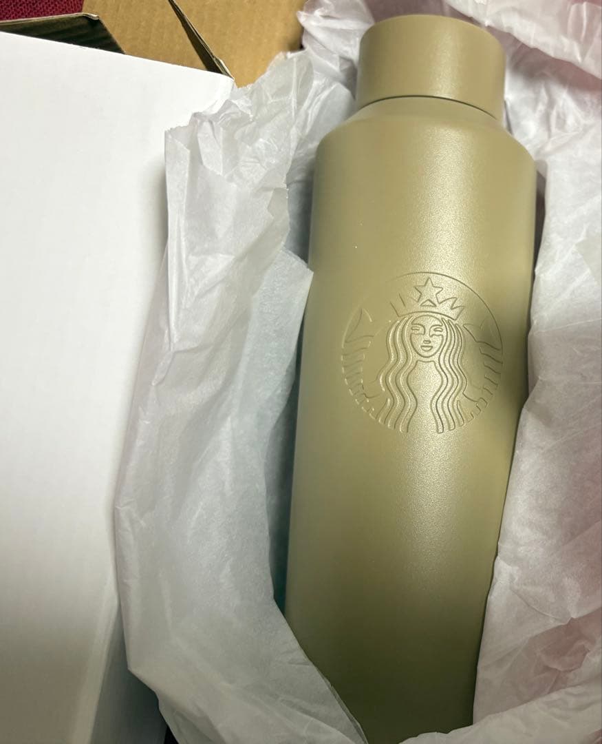 スターバックス　PORTER ステンレスボトル マットラテベージュ 591ml