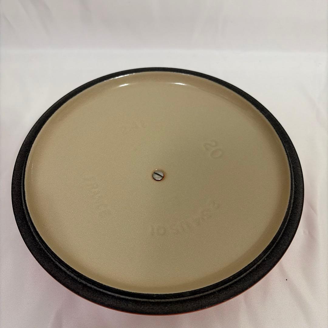 LE CREUSET 両手鍋 20cm オレンジ