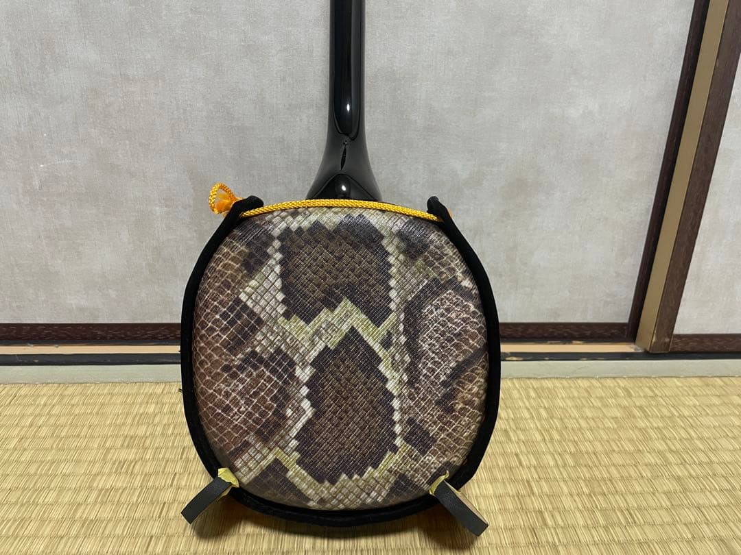 三線 本体 人工革 美品 ケース付き