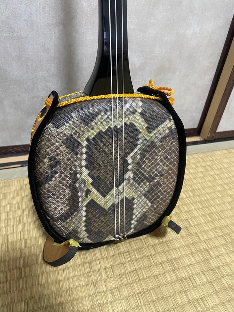 三線 本体 人工革 美品 ケース付き