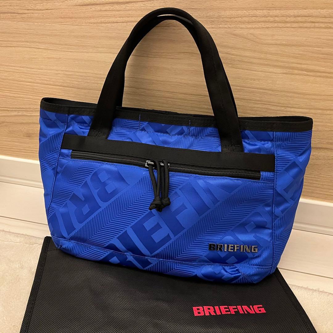 美品★希少限定トート メタルロゴ BRIEFING リモンタカートトート 青黒