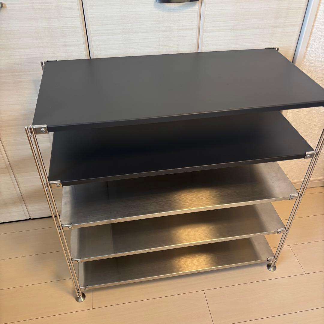 【美品】無印良品 ステンレスユニットシェルフ 幅84cmタイプ 棚材 5枚セット