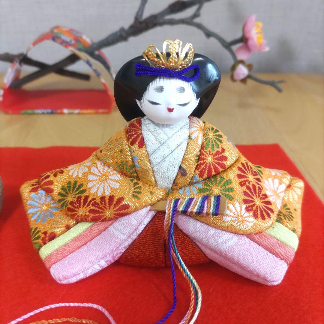 木目込人形❀ひな祭り❀小さい 雛人形
