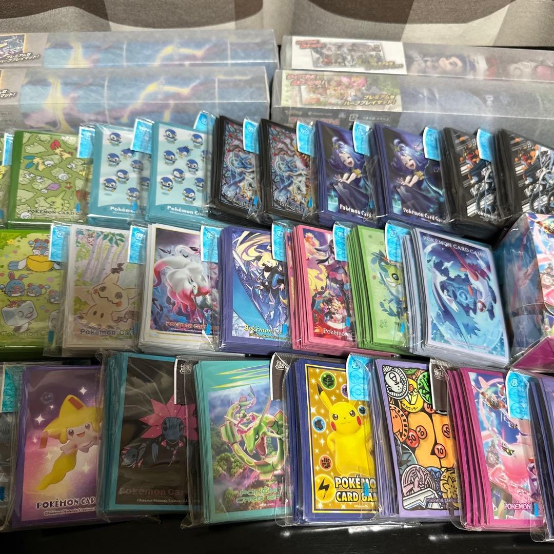 【ポケカ】スリーブ、プレイマット、カードファイル、デッキケースまとめ売り