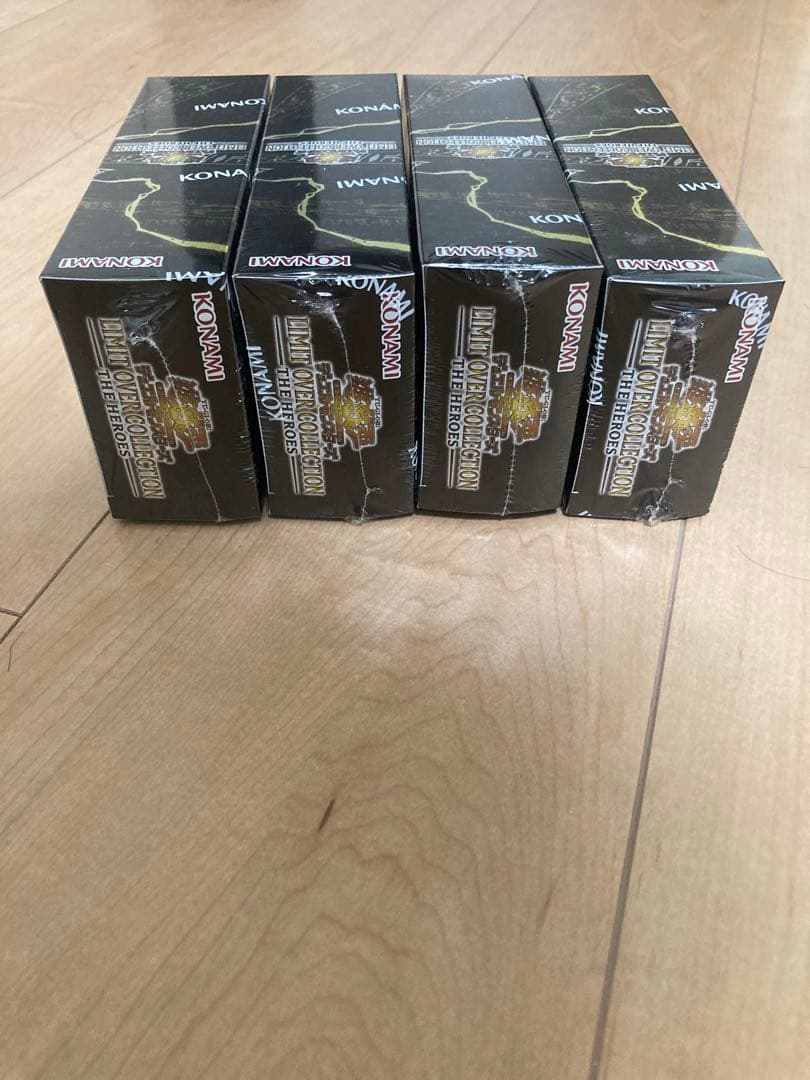 遊戯王リミットオーバーコレクション THE HEROES 4box 新品未開封