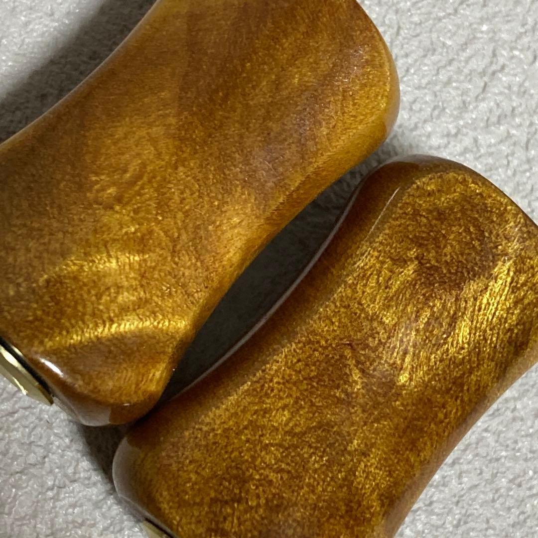 木目がカッコいい ウッドハンドルノブ 2個 シマノタイプa ダイワs G