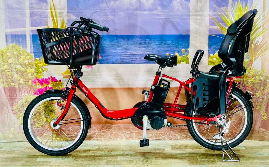 人気モデル！ギュット⭐️12AHパナソニック子供乗せ電動アシスト自転車Y2732