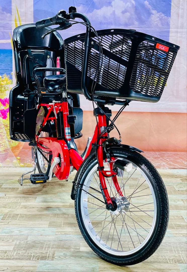 人気モデル！ギュット⭐️12AHパナソニック子供乗せ電動アシスト自転車Y2732