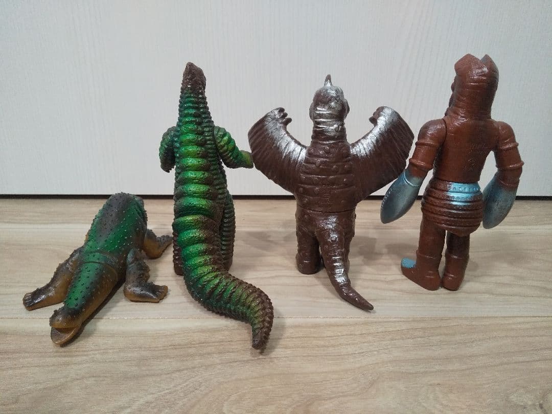 ビンテージ 当時物 ポピー キングザウルスシリーズ ソフビ 4体セット