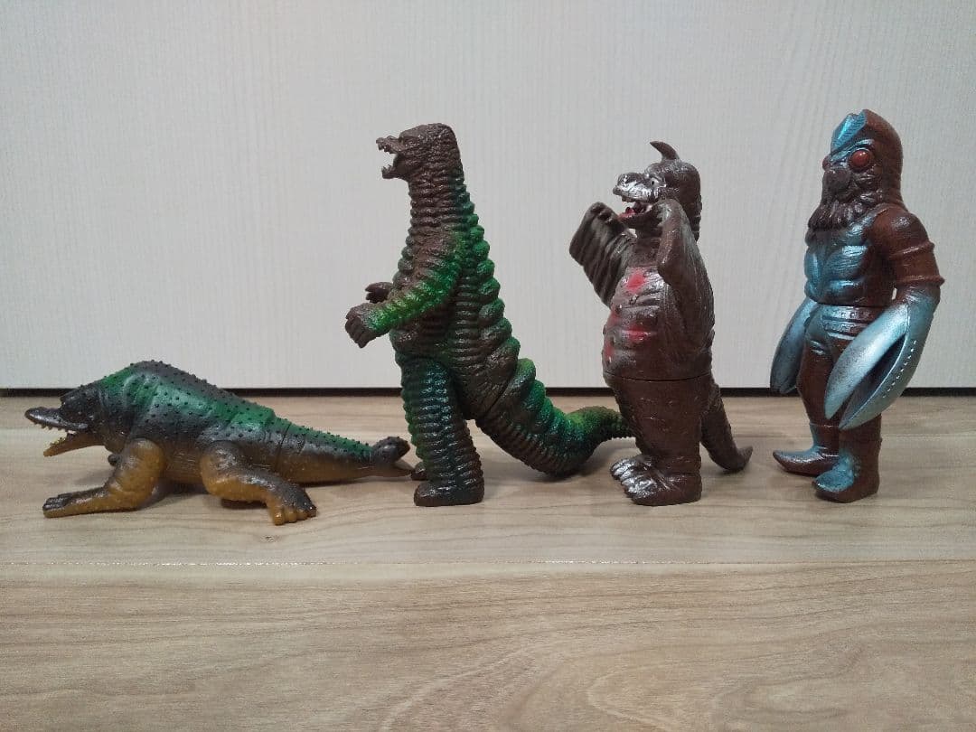 ビンテージ 当時物 ポピー キングザウルスシリーズ ソフビ 4体セット