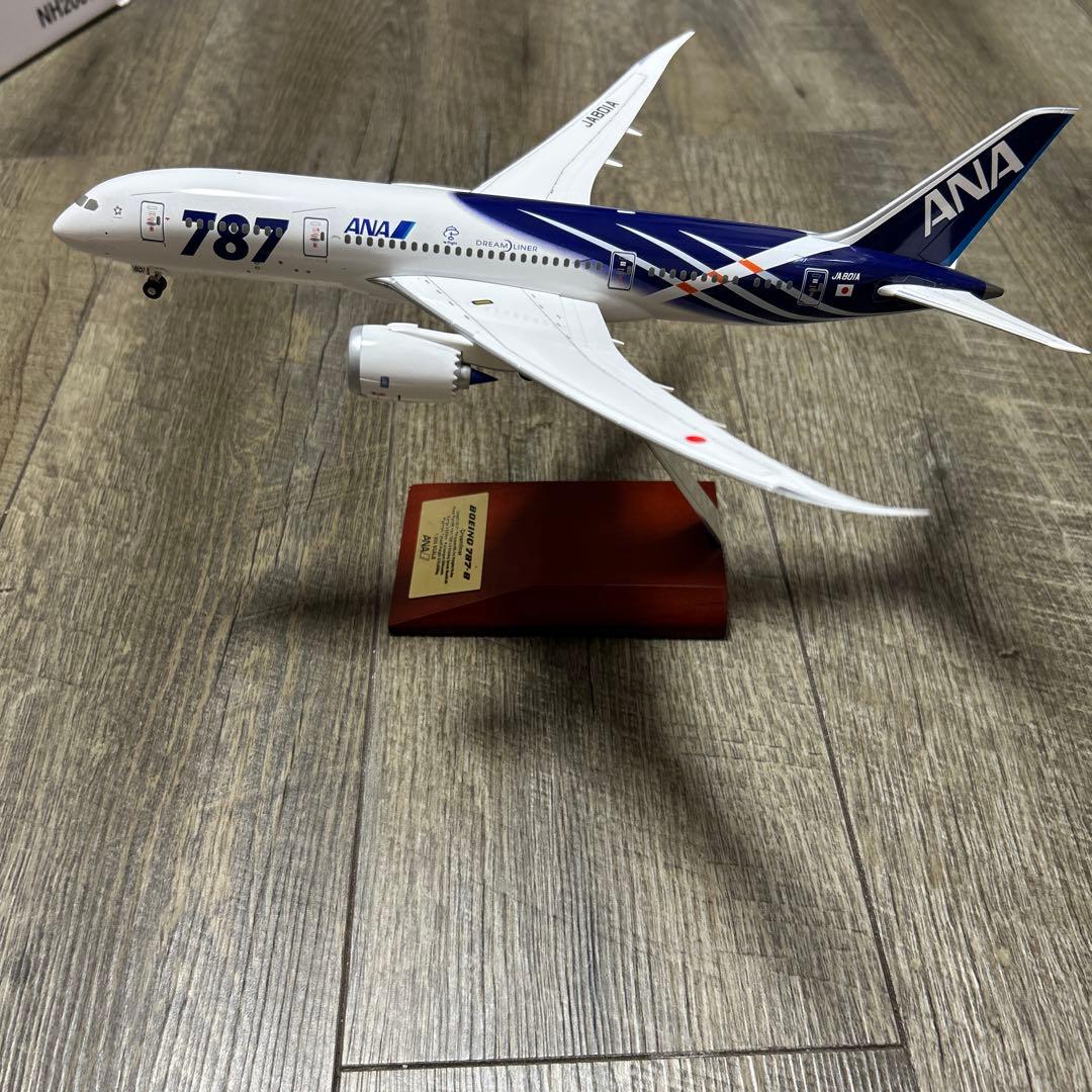 P.O.P【一部訳あり】全日空商事B787-8 1号機　鯖塗装　1/200