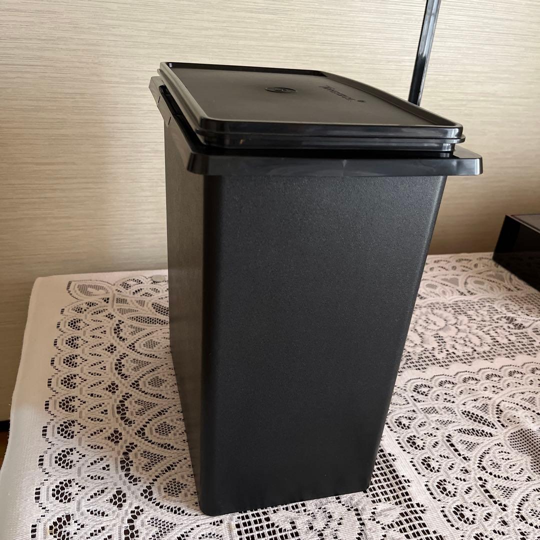 RENGETupperware黒色収納タッパー➕黒色&ピンク蓋の３個セット
