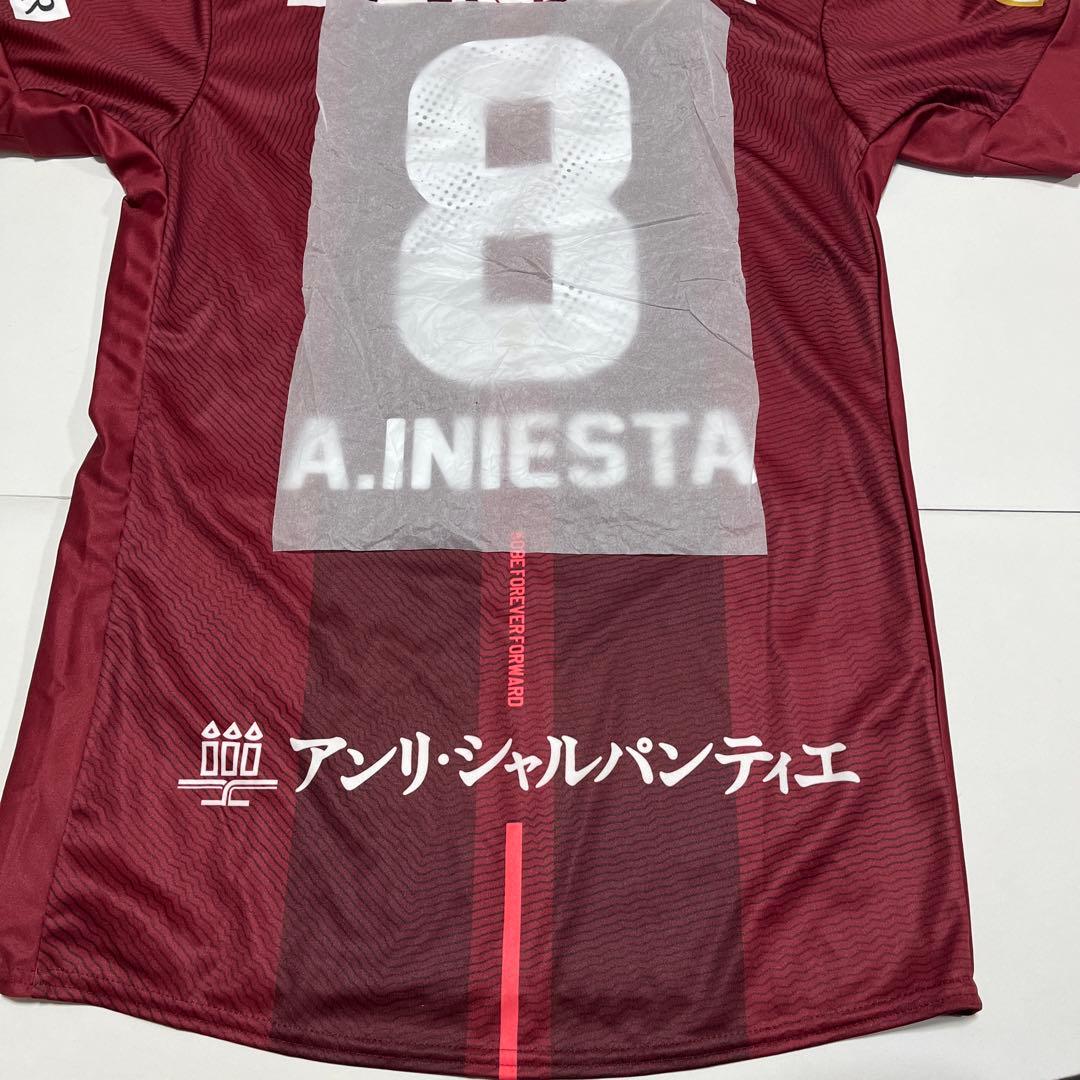 asics ヴィッセル神戸 2018 #8 イニエスタ ユニフォーム Lサイズ
