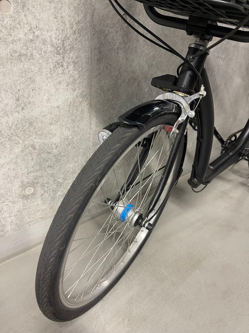 【引き取り限定】ふらっかーず シティサイクル マットブラック 26インチ 非電動