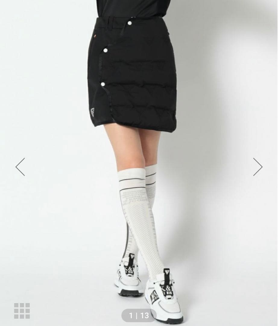 2023 mark&lona ダウンスカート　アイボリー