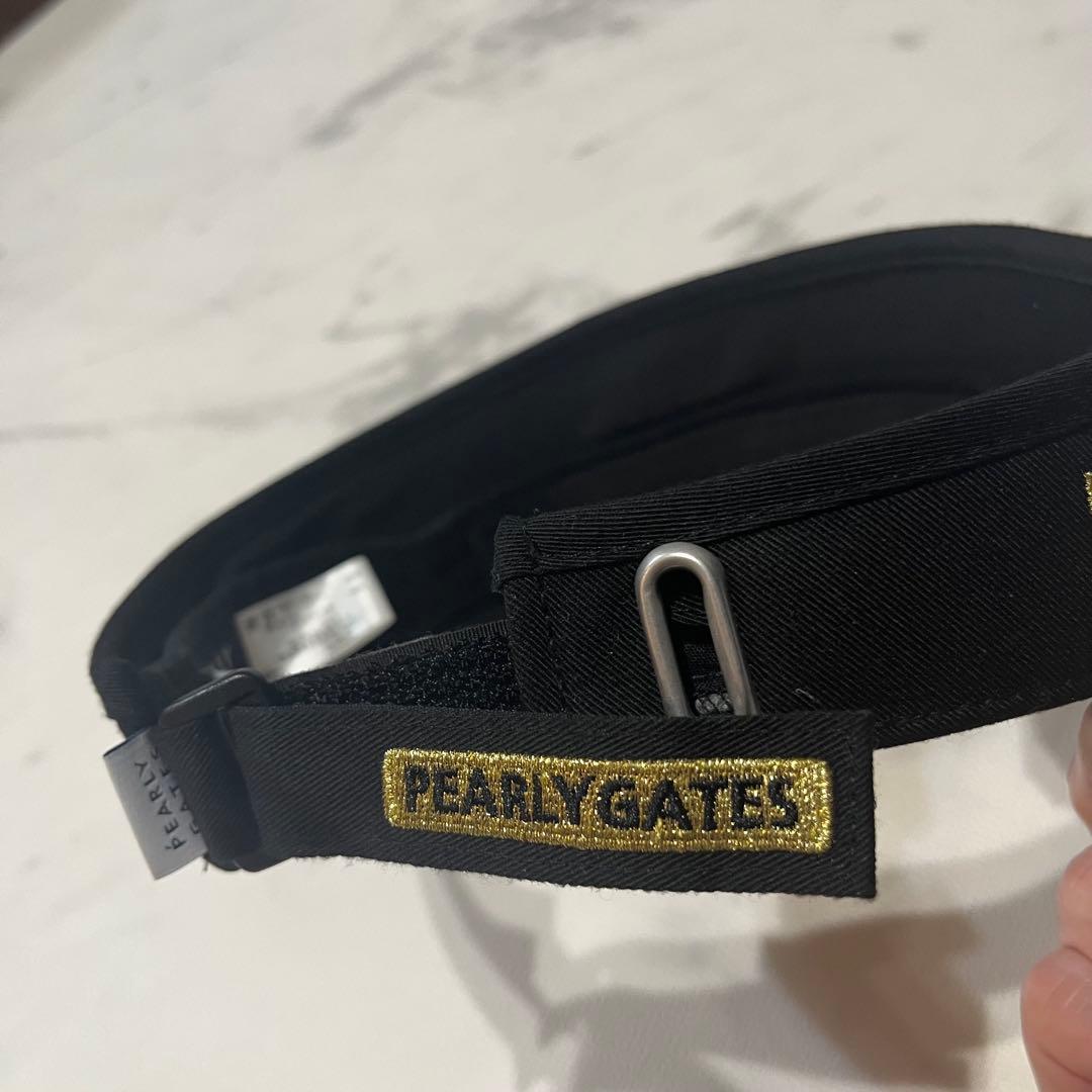 美品 PEARLY GATES パーリーゲイツ 原英莉花コラボサンバイザー