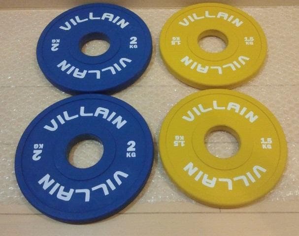 1.5kg 2kg 4枚セット VILLAIN ヴィラン プレート