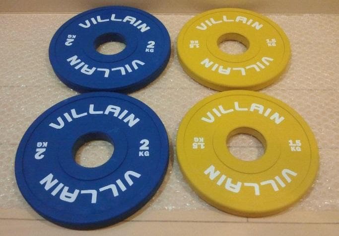 1.5kg 2kg 4枚セット VILLAIN ヴィラン プレート