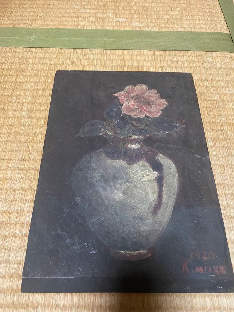 油絵　1920年　美品
