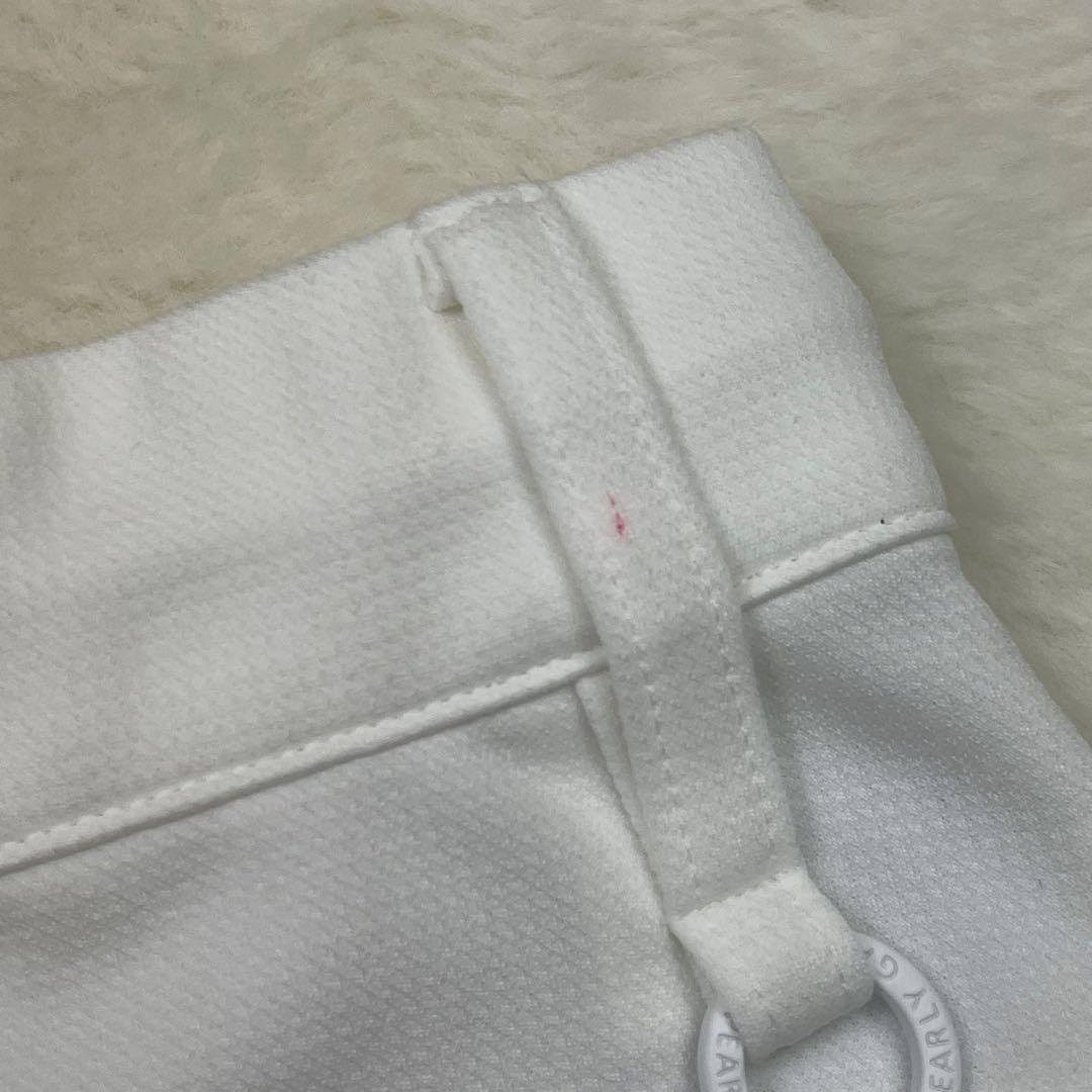 未使用級　PEARLY GATES ホワイトショートパンツ　春夏ゴルフ