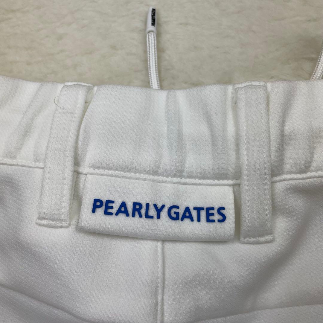 未使用級　PEARLY GATES ホワイトショートパンツ　春夏ゴルフ
