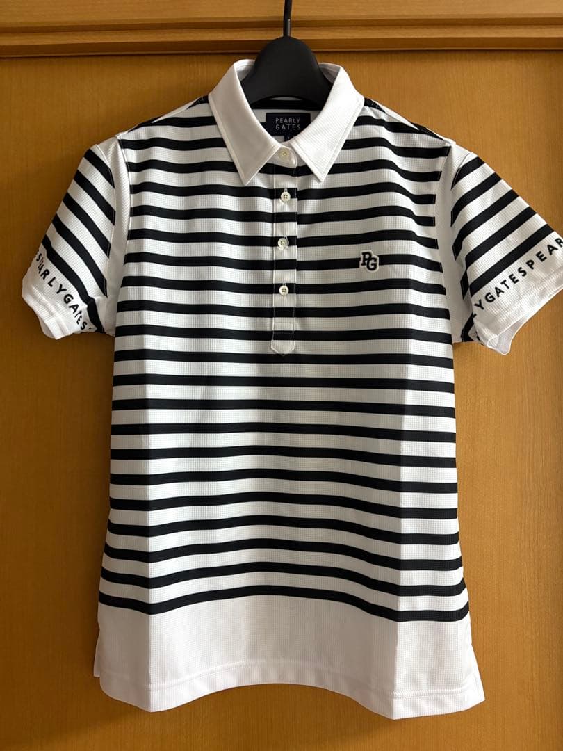 PEARLY GATES ストライプポロシャツ 新品タグ付き