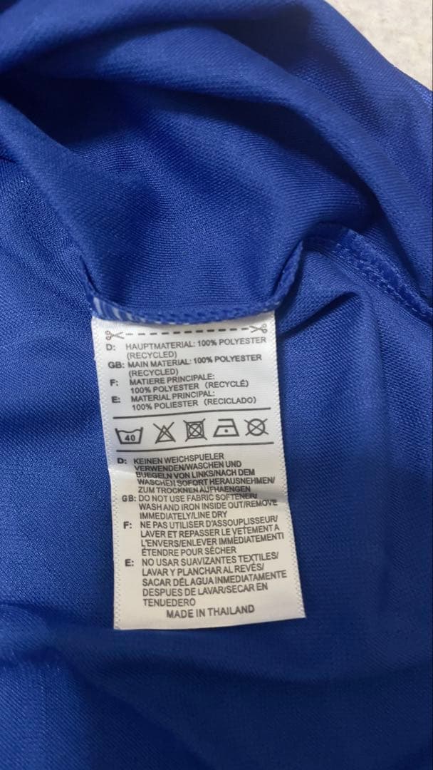 asics 日本代表 長袖シャツ 青
