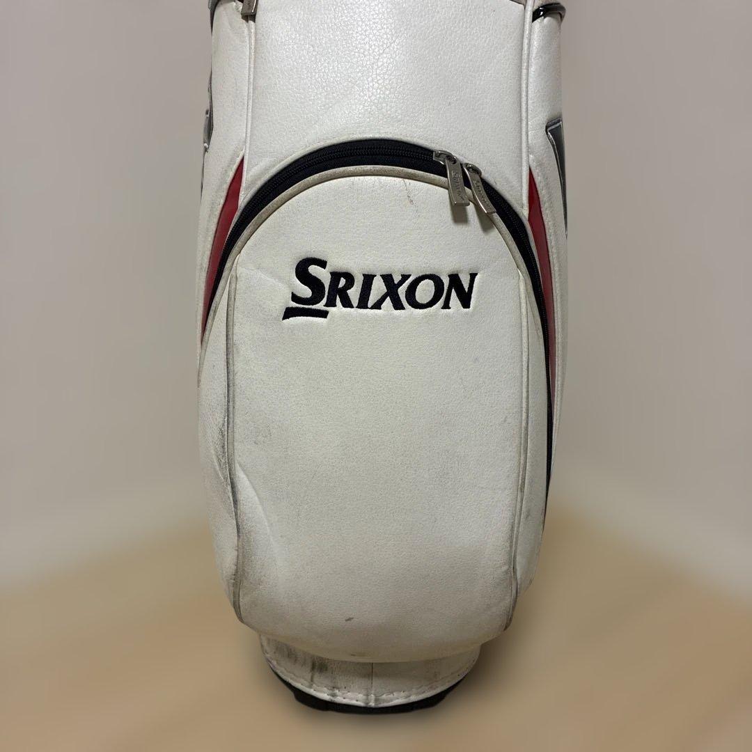 Srixon キャディバッグ ホワイト/ブラック/レッド