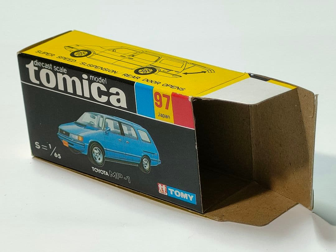 黒箱トミカ 97　トヨタMP−1　美品　日本製　デッドストック