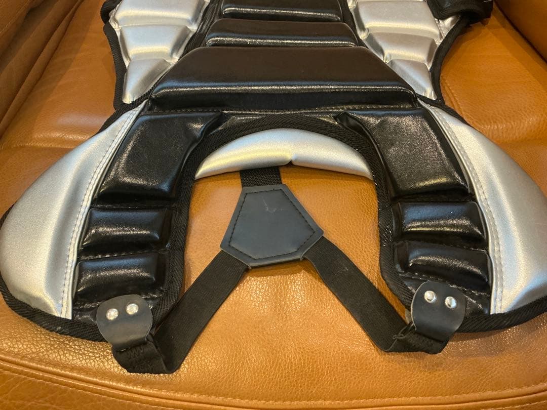ZETT軟式キャッチャー防具 黒/シルバー blp4230-1913