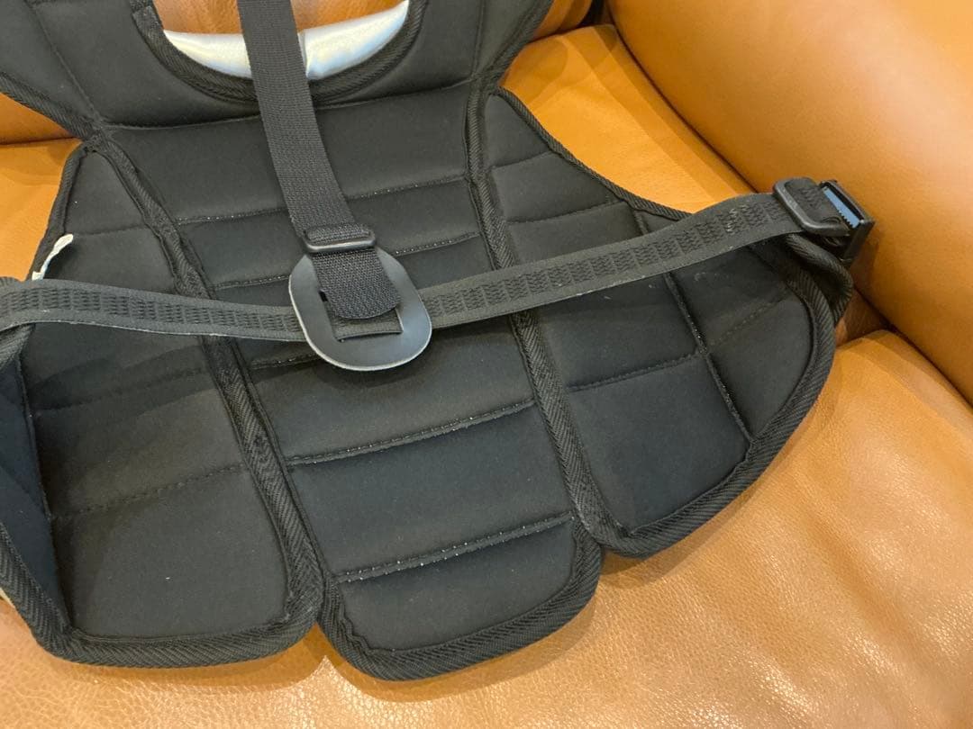 ZETT軟式キャッチャー防具 黒/シルバー blp4230-1913