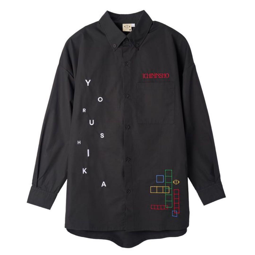 ヨルシカ 一人称 ロングシャツ(ブラック) Lサイズ