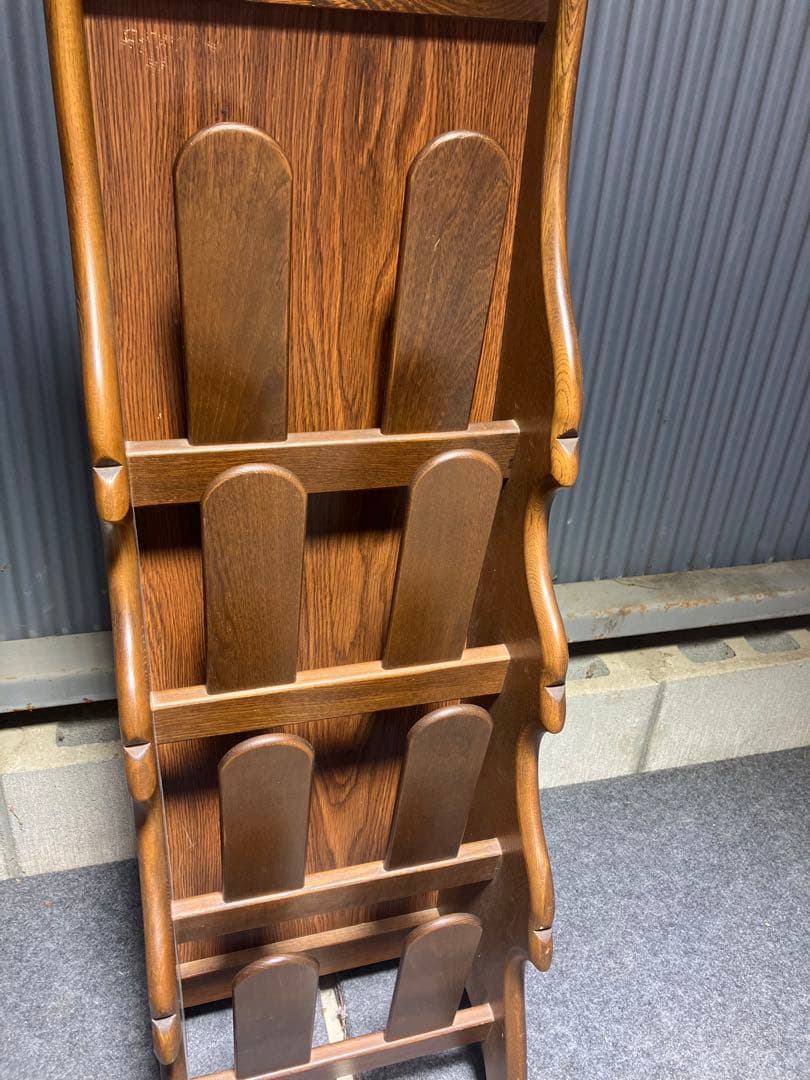 カリモク家具　スリッパラック　中古品　美品
