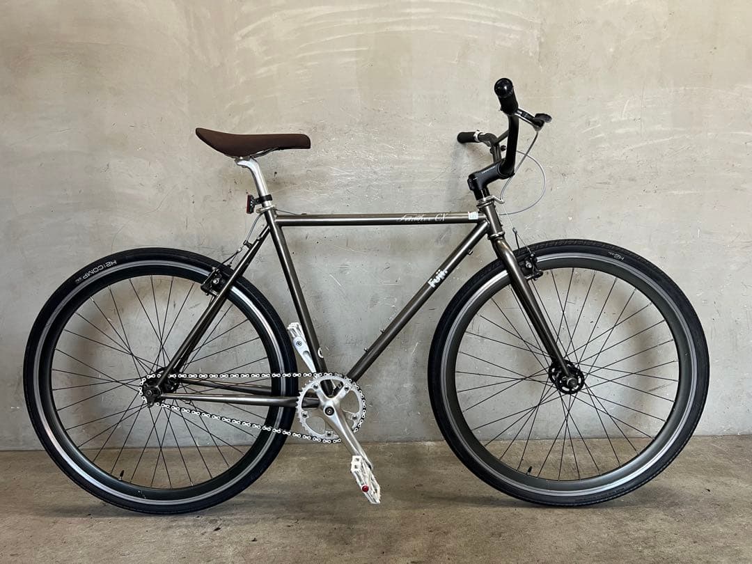 ピストバイク　FUJI FEATHER フジフェザーCX 700c クロモリ
