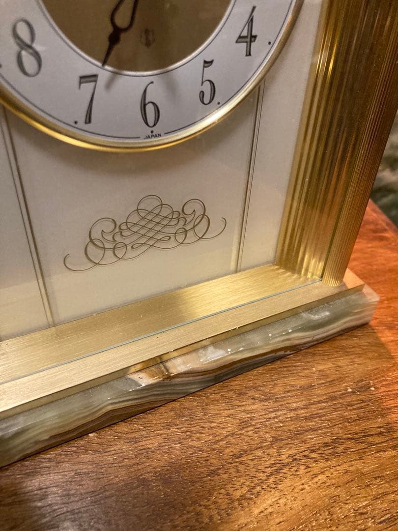 SEIKO EMBLEM オニキスクラシックデザイン 置時計